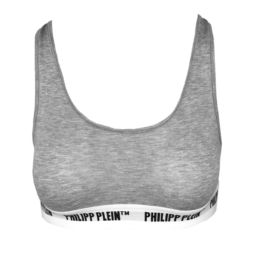 Philipp Plein Gray Cotton Underwear - DEA STILOSA MILANO