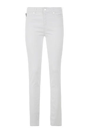 Love Moschino White Cotton Jeans & Pant - DEA STILOSA MILANO