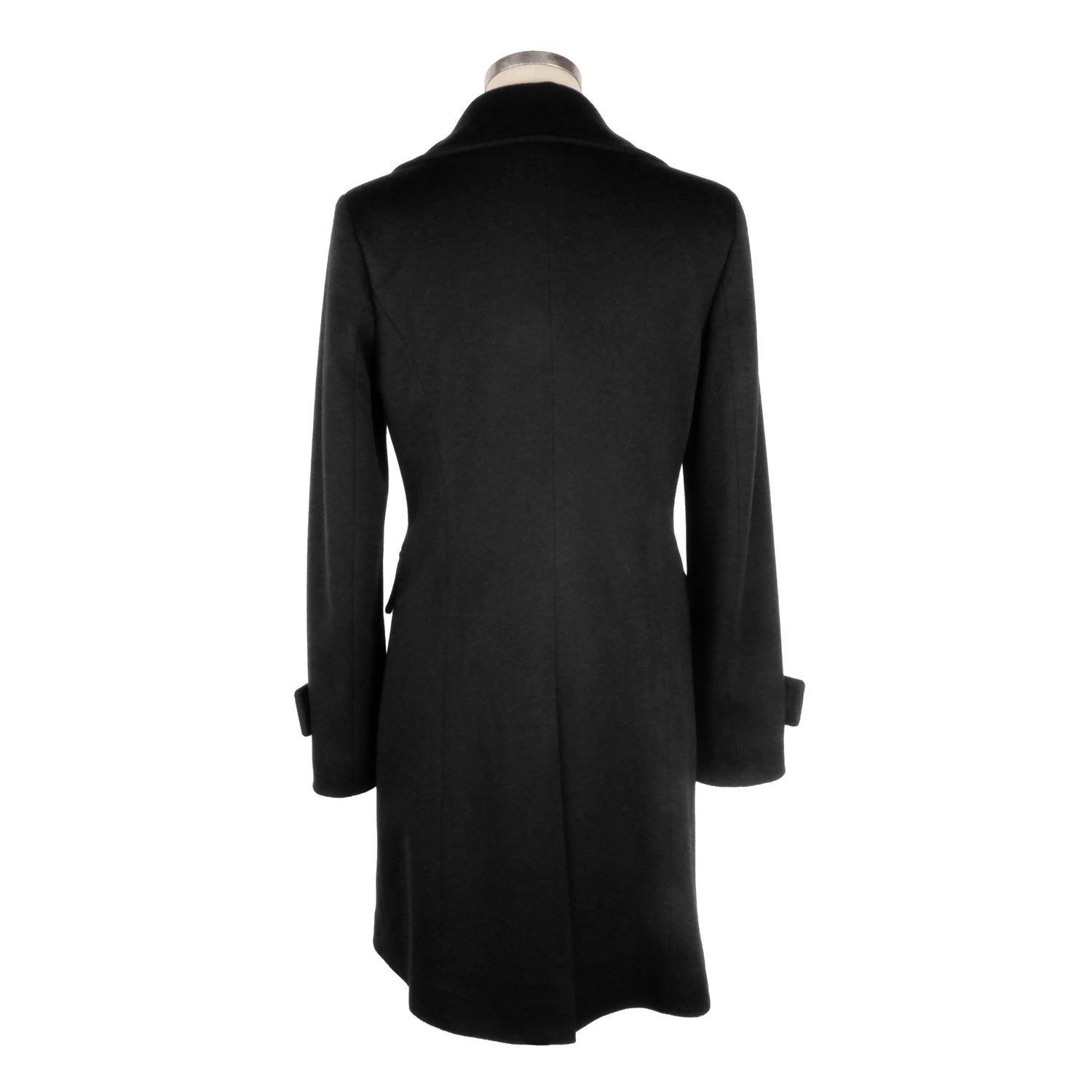 Made in Italy Black Wool Jackets & Coat - DEA STILOSA MILANO