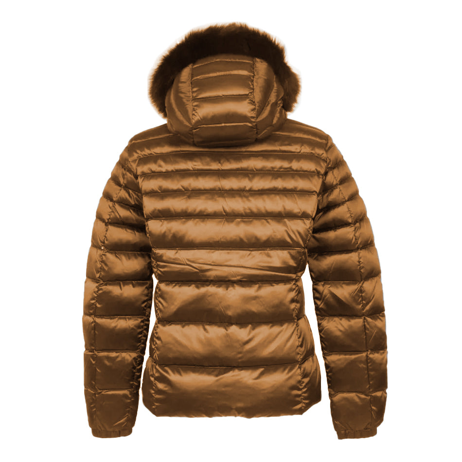 Refrigiwear Brown Polyamide Jackets & Coat - DEA STILOSA MILANO
