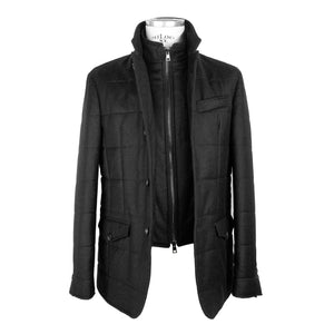 Made in Italy Black Wool Jacket - DEA STILOSA MILANO
