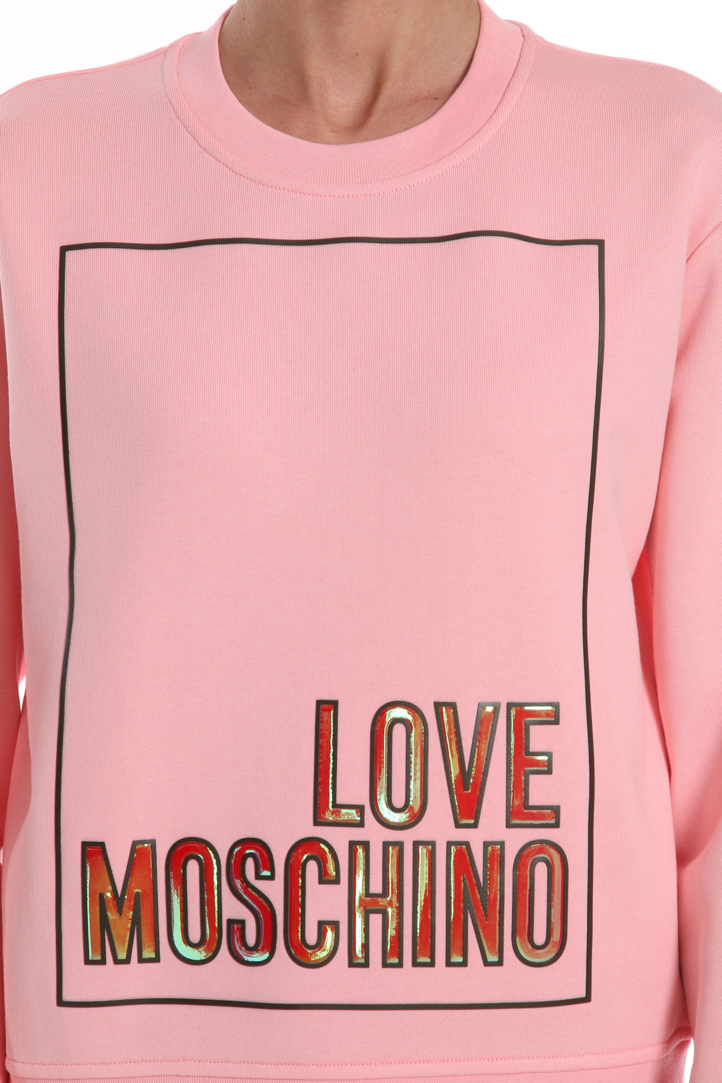 Love Moschino Pink Cotton Sweater - DEA STILOSA MILANO
