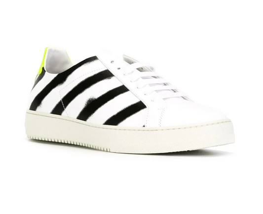 Off-White White Leather Sneaker - DEA STILOSA MILANO