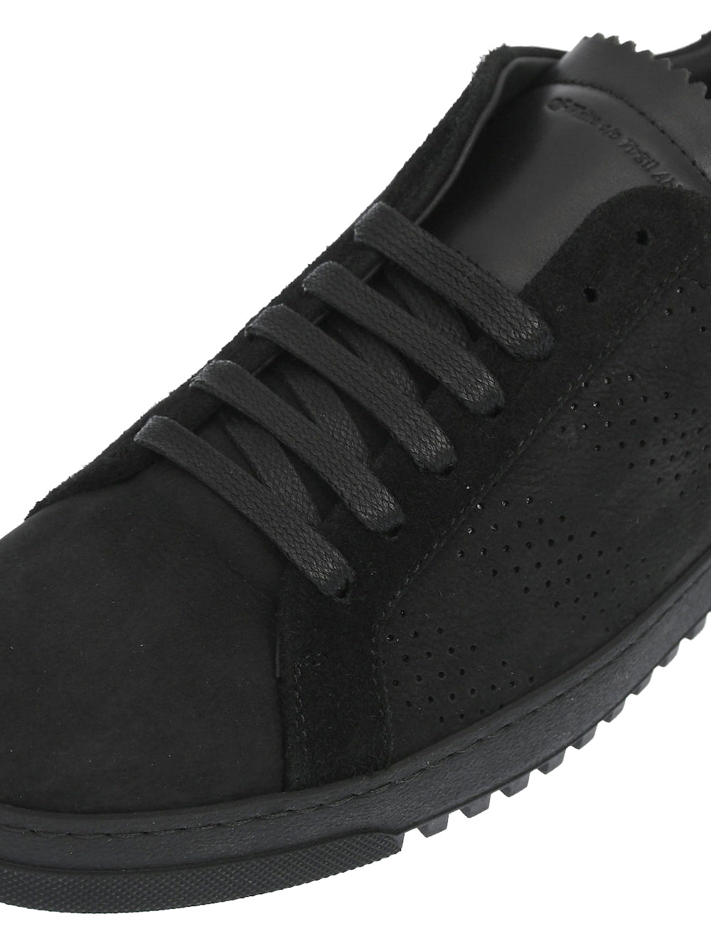 Off-White Black Calfskin Sneaker - DEA STILOSA MILANO