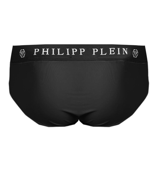 Philipp Plein Black Polyamide Swimwear - DEA STILOSA MILANO
