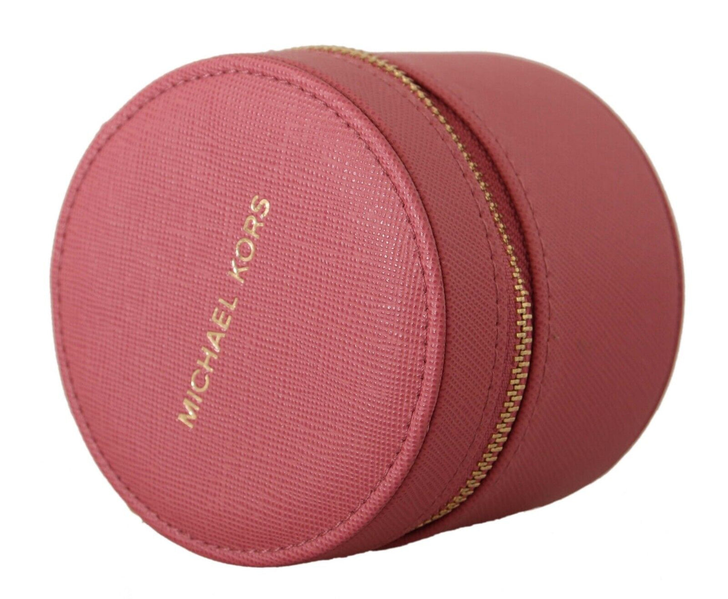 Michael Kors Pink Leather Zip Round Pouch Purse Storage Wallet - DEA STILOSA MILANO