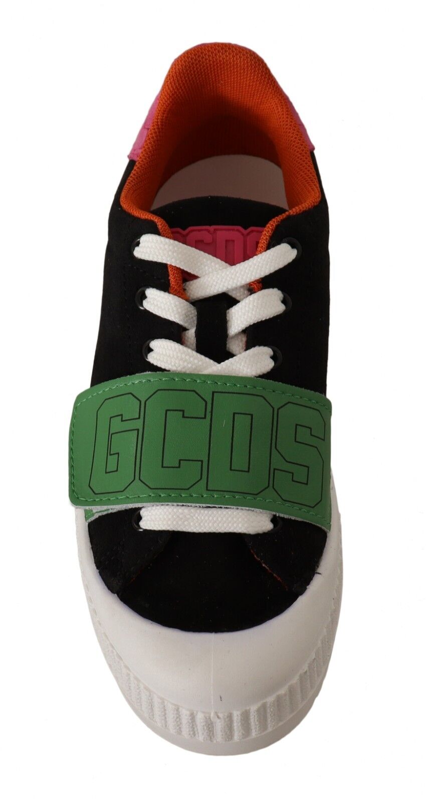 GCDS Multicolor Suede Low Top Lace Up Women Sneakers Shoes - DEA STILOSA MILANO