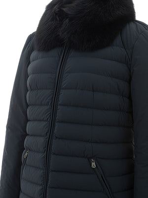 Peuterey Long Quilted Coat with Fur Detail - DEA STILOSA MILANO