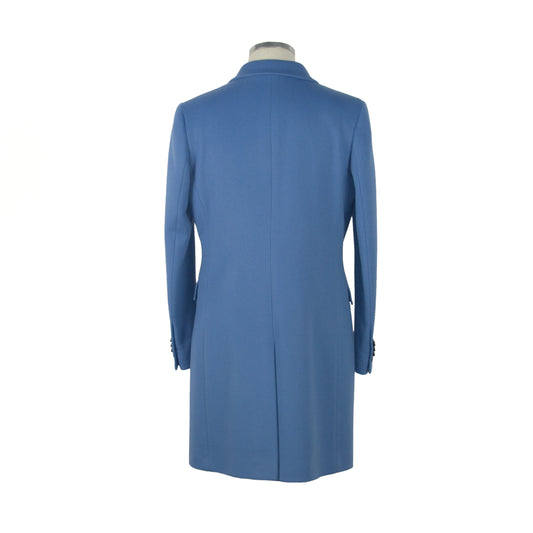 Made in Italy Light Blue Wool Jackets & Coat - DEA STILOSA MILANO