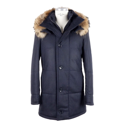 Made in Italy Blue Wool Jacket - DEA STILOSA MILANO