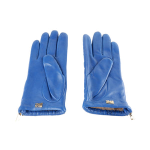 Cavalli Class Blue Lambskin Glove - DEA STILOSA MILANO