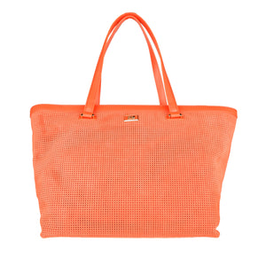 Cavalli Class Orange Calfskin Handbag - DEA STILOSA MILANO