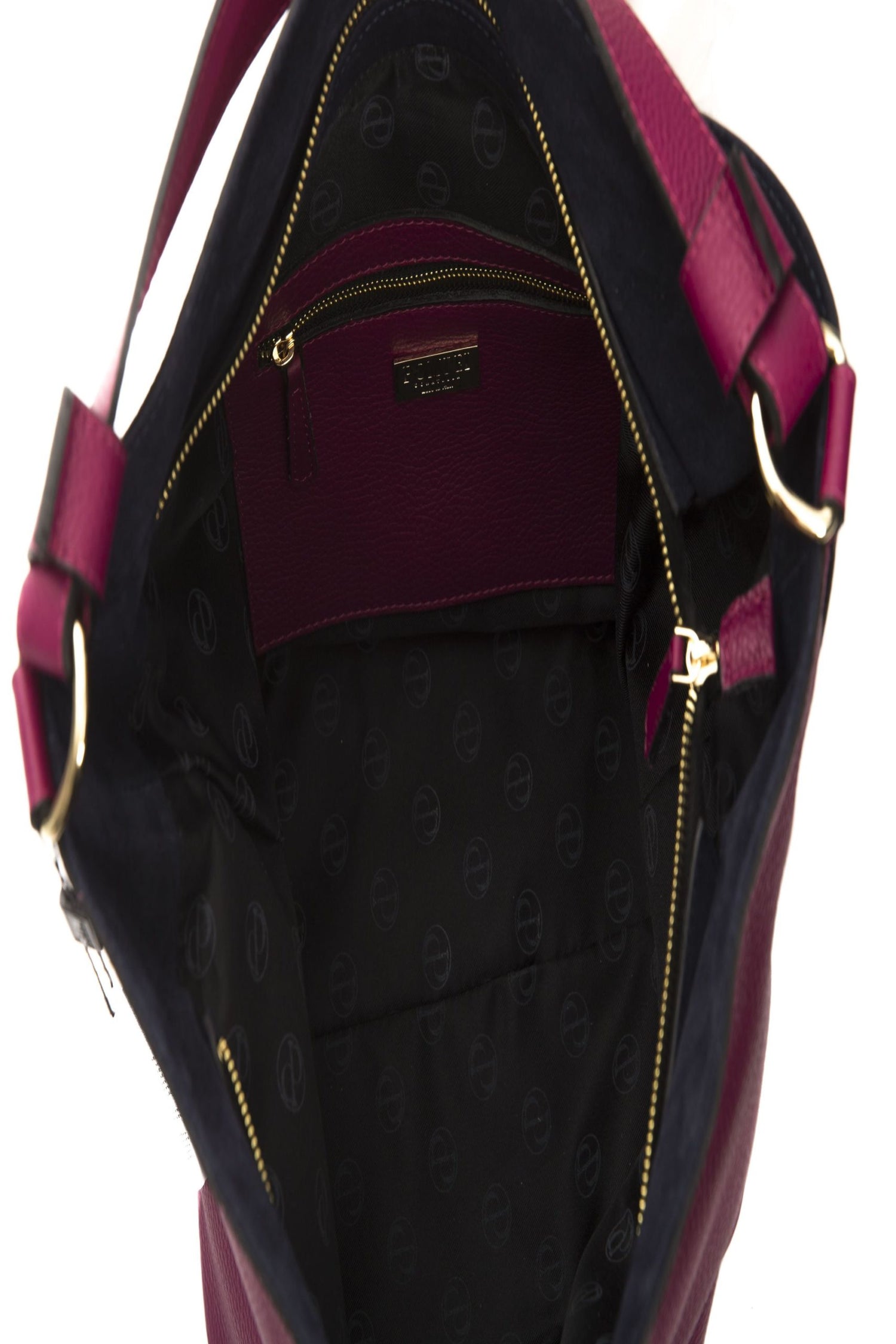 Pompei Donatella Burgundy Leather Shoulder Bag - DEA STILOSA MILANO