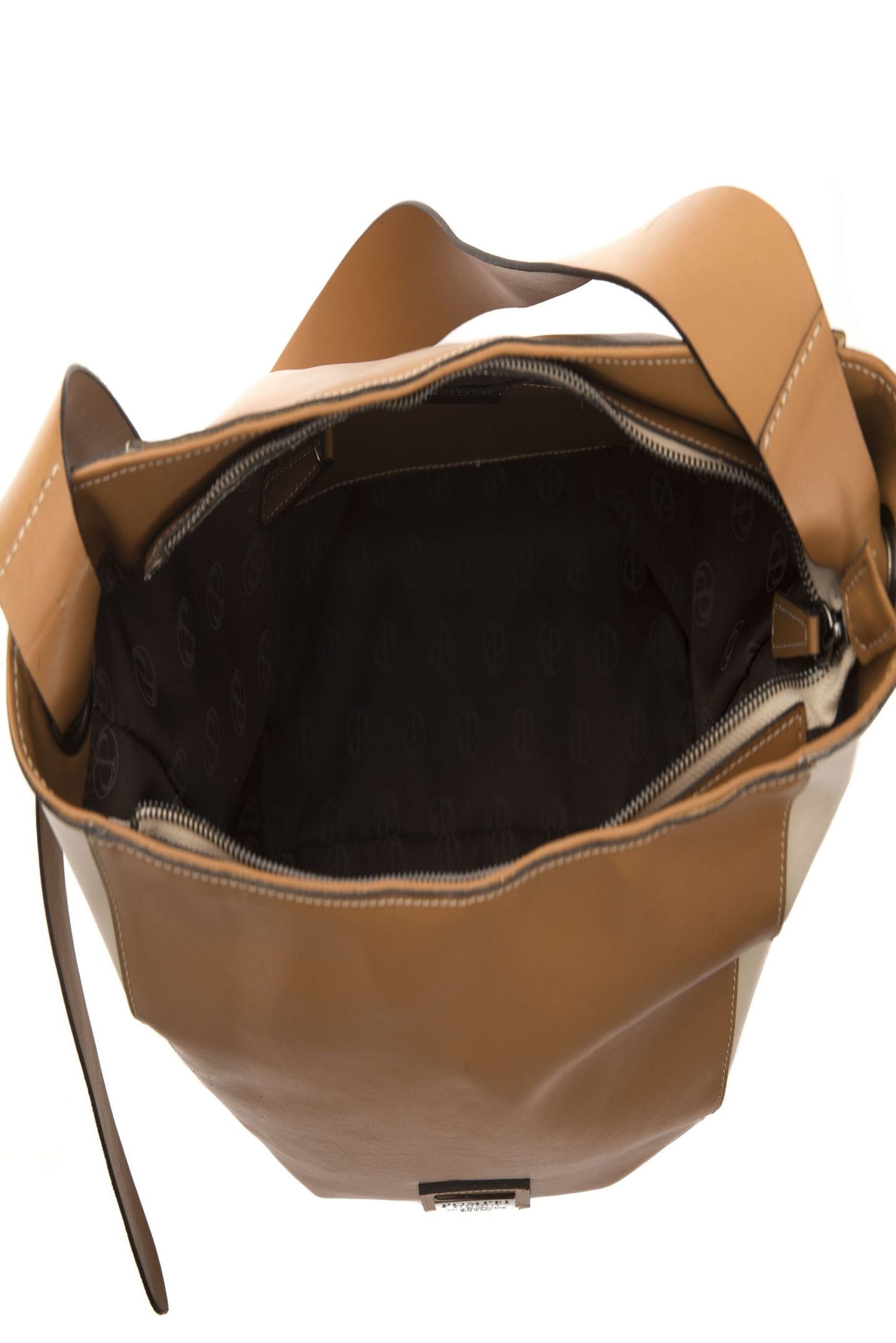 Pompei Donatella Brown Leather Shoulder Bag - DEA STILOSA MILANO