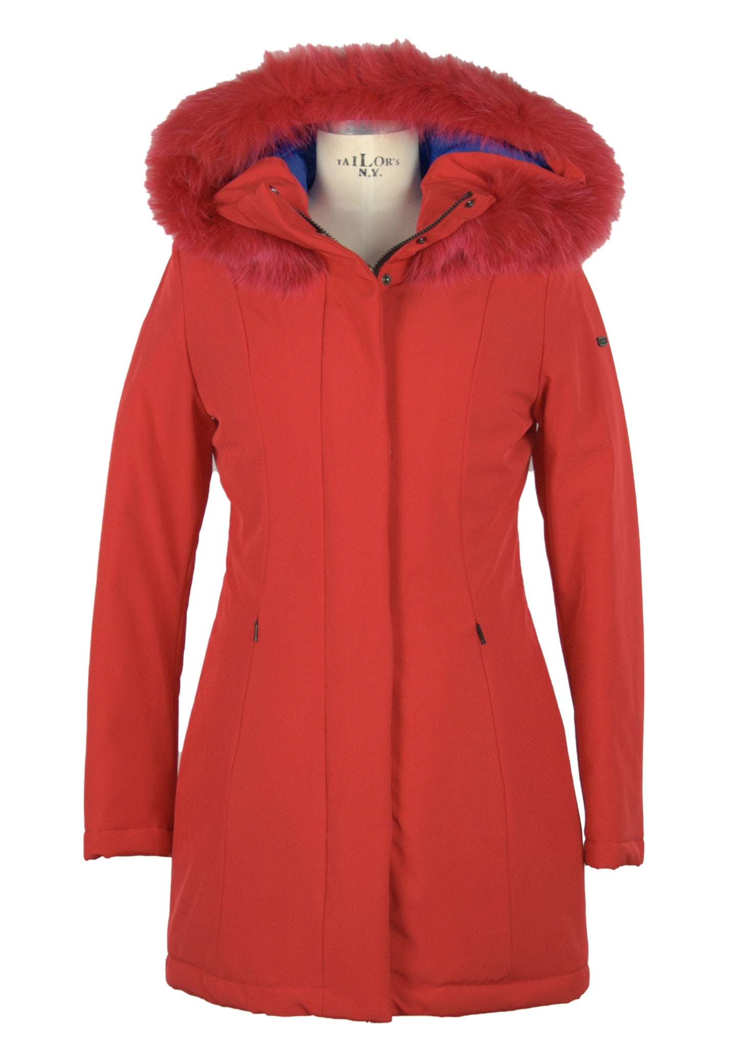 Refrigiwear Red Polyester Jackets & Coat - DEA STILOSA MILANO