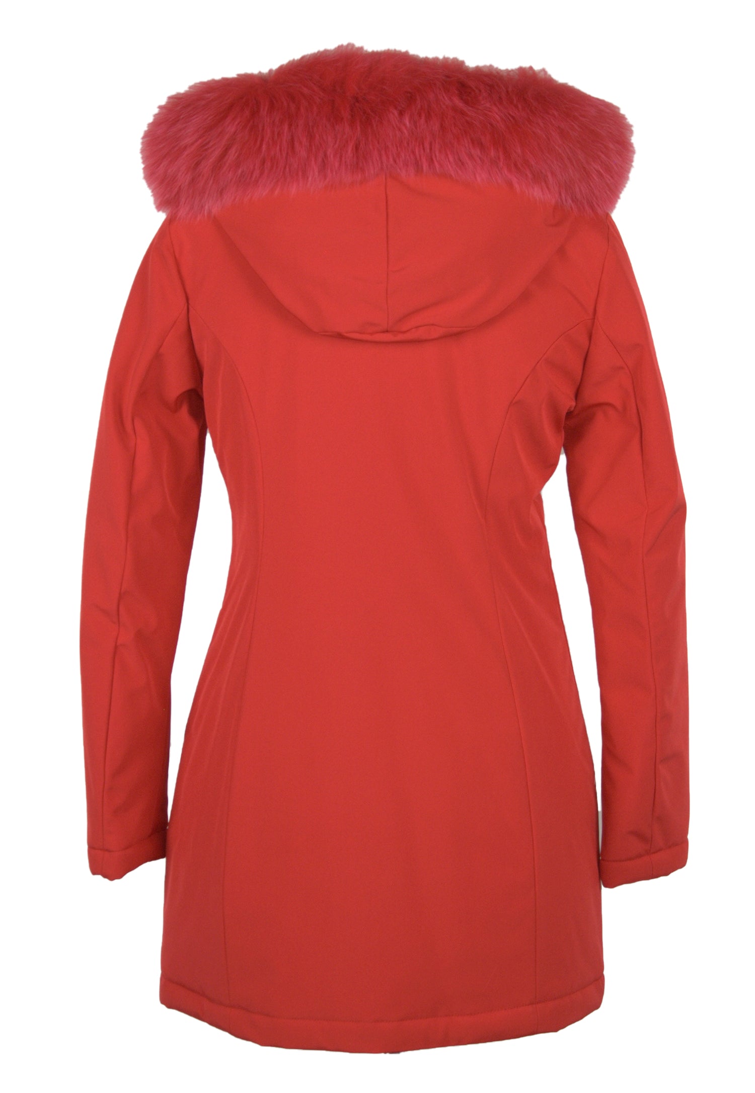 Refrigiwear Red Polyester Jackets & Coat - DEA STILOSA MILANO